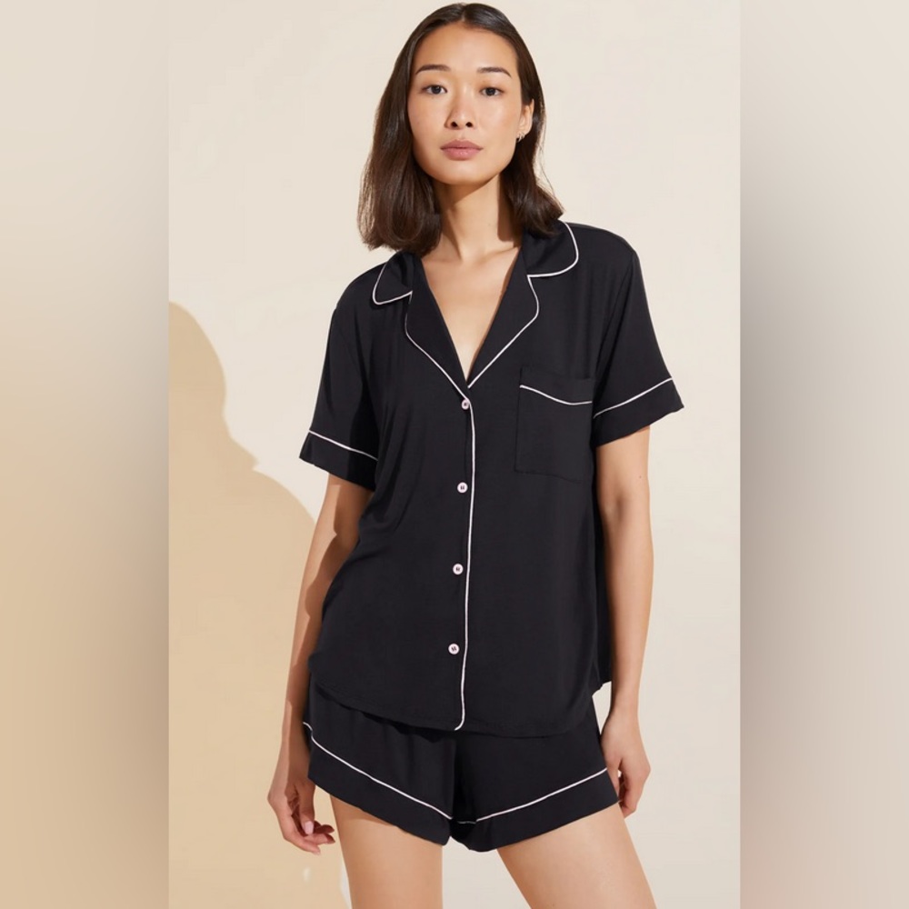 Eberjay Gisele Tencel Modal Relaxed Short PJ - M - Black